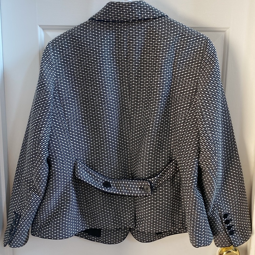 Talbots Black & White Patterned Jacket - image 5